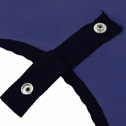vidaXL Manta para Caballo Poliéster Azul marino Outlet
