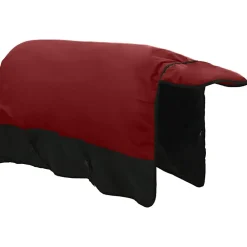 vidaXL Manta para Caballo Verde Oscuro y Negro 75 cm Poliéster Borgo&ntilde;a y Negro Outlet