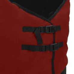 vidaXL Manta para Caballo Verde Oscuro y Negro 75 cm Poliéster Borgo&ntilde;a y Negro Outlet