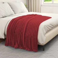 vidaXL Ropa De Casa-Manta 150 x 130 cm Lana