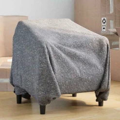 vidaXL Accesorios De Bricolaje-Mantas de Mudanza 5 pcs Gris 150 x 200 cm tela