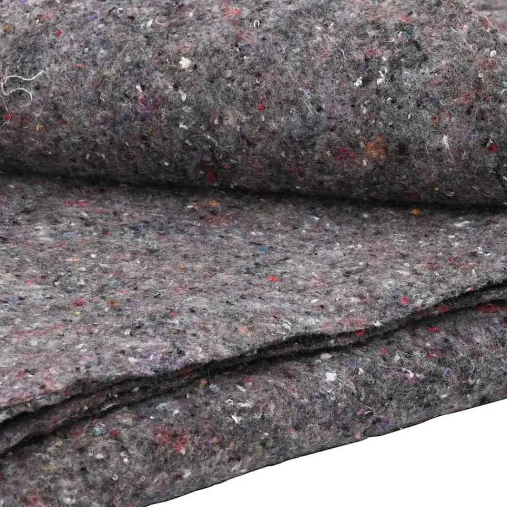 vidaXL Accesorios De Bricolaje-Mantas de Mudanza 5 pcs Gris 150 x 200 cm tela