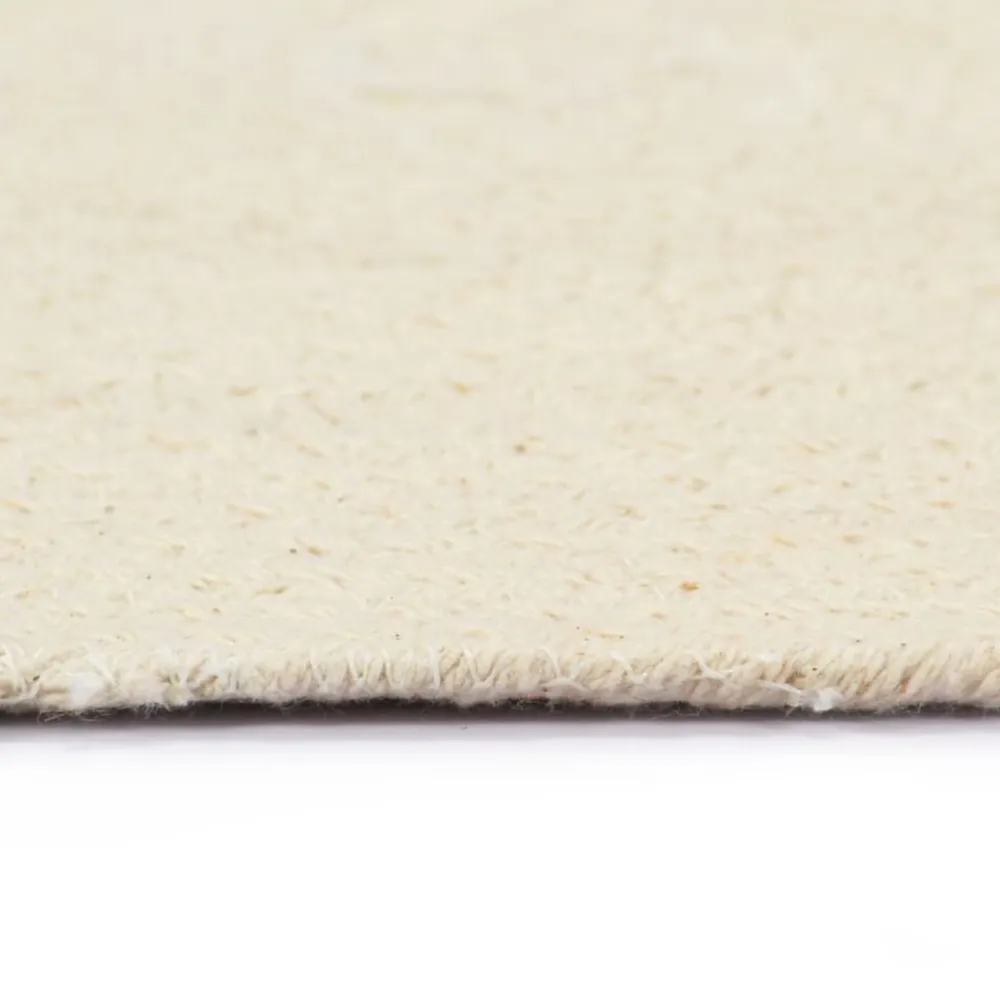 vidaXL Manteles individuales redondos 4 uds algodón natural liso 38 cm Marrón Best