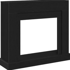vidaXL Accesorios Para Hornos De Leña Y Chimeneas-Marco para chimenea madera ingeniería 100x30x87,5cm