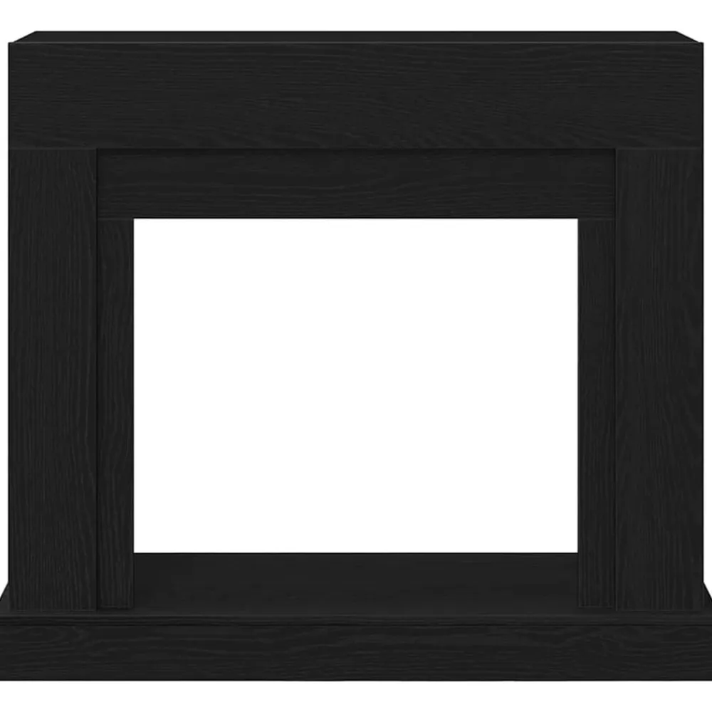 vidaXL Accesorios Para Hornos De Leña Y Chimeneas-Marco para chimenea madera ingeniería 100x30x87,5cm