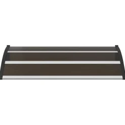 vidaXL Jardín-Marquesina de puerta PC 120x75 cm