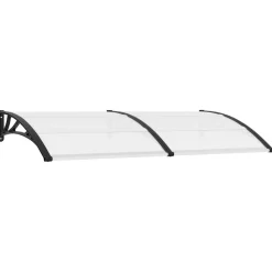 vidaXL Jardín-Marquesina para puerta PC 200x75 cm