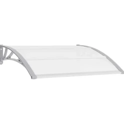vidaXL Jardín-Marquesina para puerta PC 120x75 cm