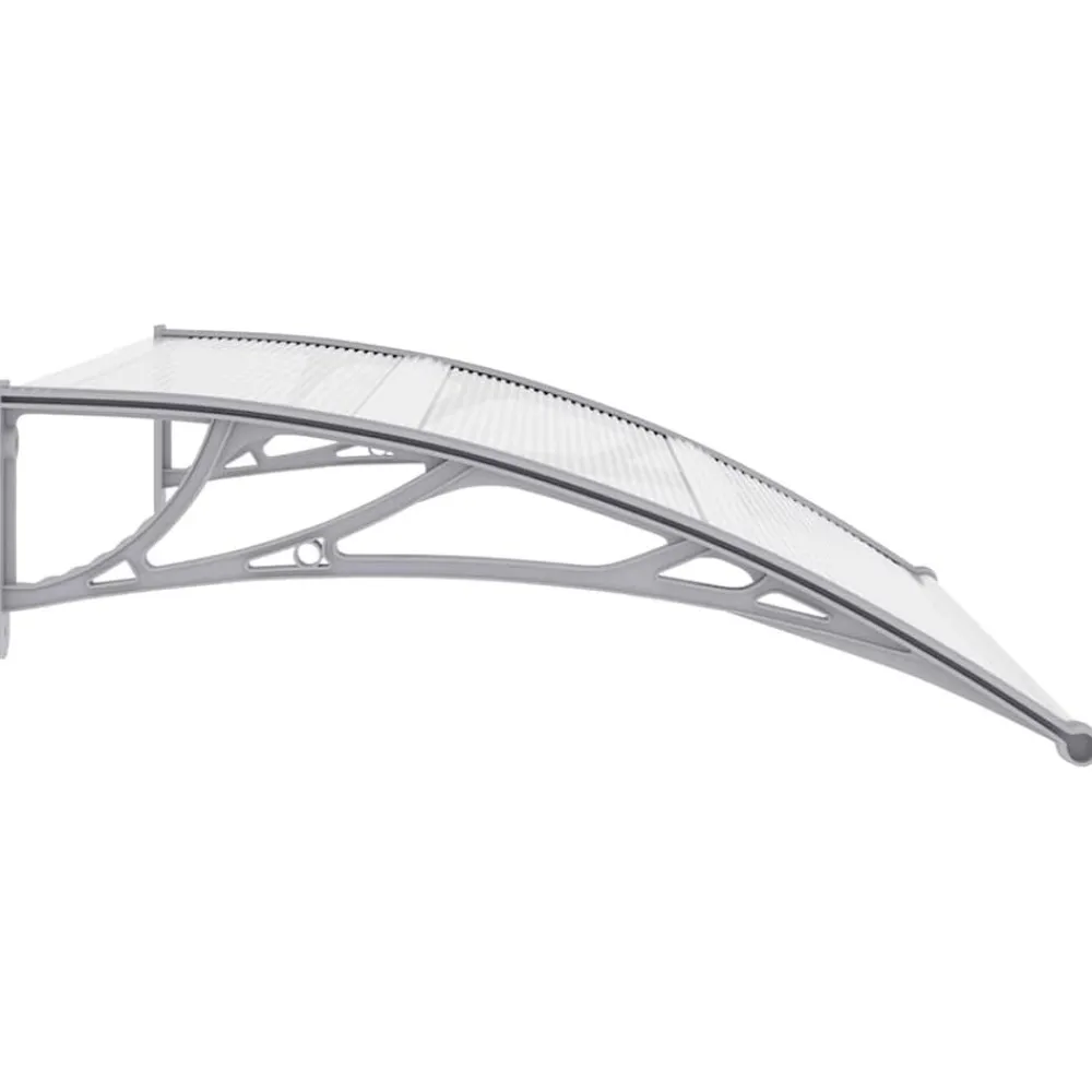 vidaXL Jardín-Marquesina para puerta PC 120x75 cm