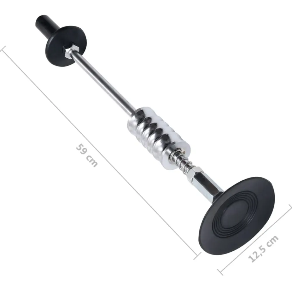 vidaXL Equipo & Herramientas De Taller-Martillo de inercia de ventosa acero al carbono 59 cm