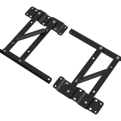 vidaXL Accesorios De Bricolaje-Mecanismo de Elevación de Cama 2 pcs Negro 340 x 95 x 40 mm