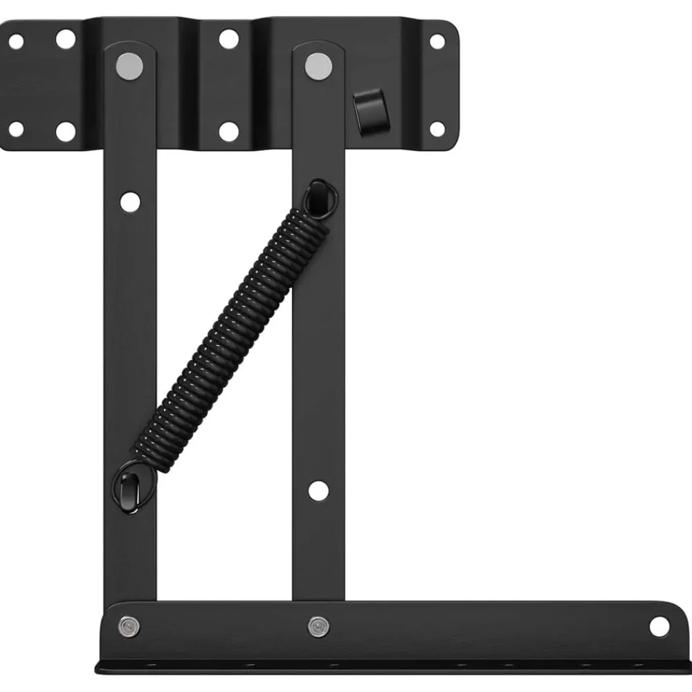 vidaXL Accesorios De Bricolaje-Mecanismo de Elevación de Cama 2 pcs Negro 340 x 95 x 40 mm