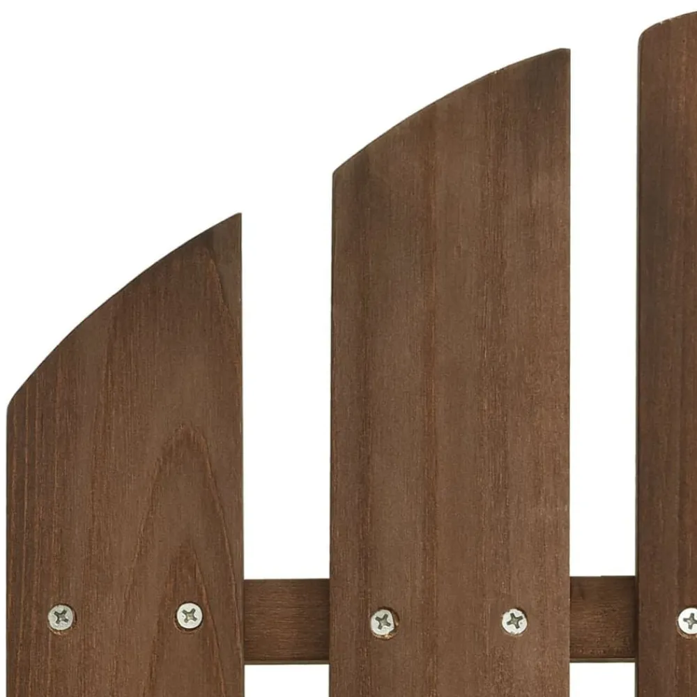 vidaXL Muebles De Jardín-Mecedora de jardín de madera marrón