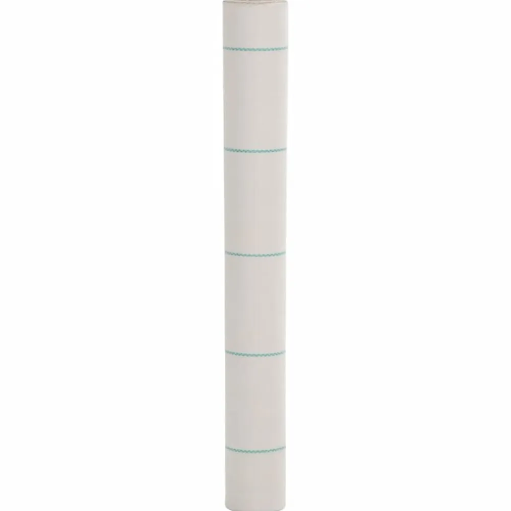 vidaXL Jardín-Membrana de malezas PP blanca 1x10 m