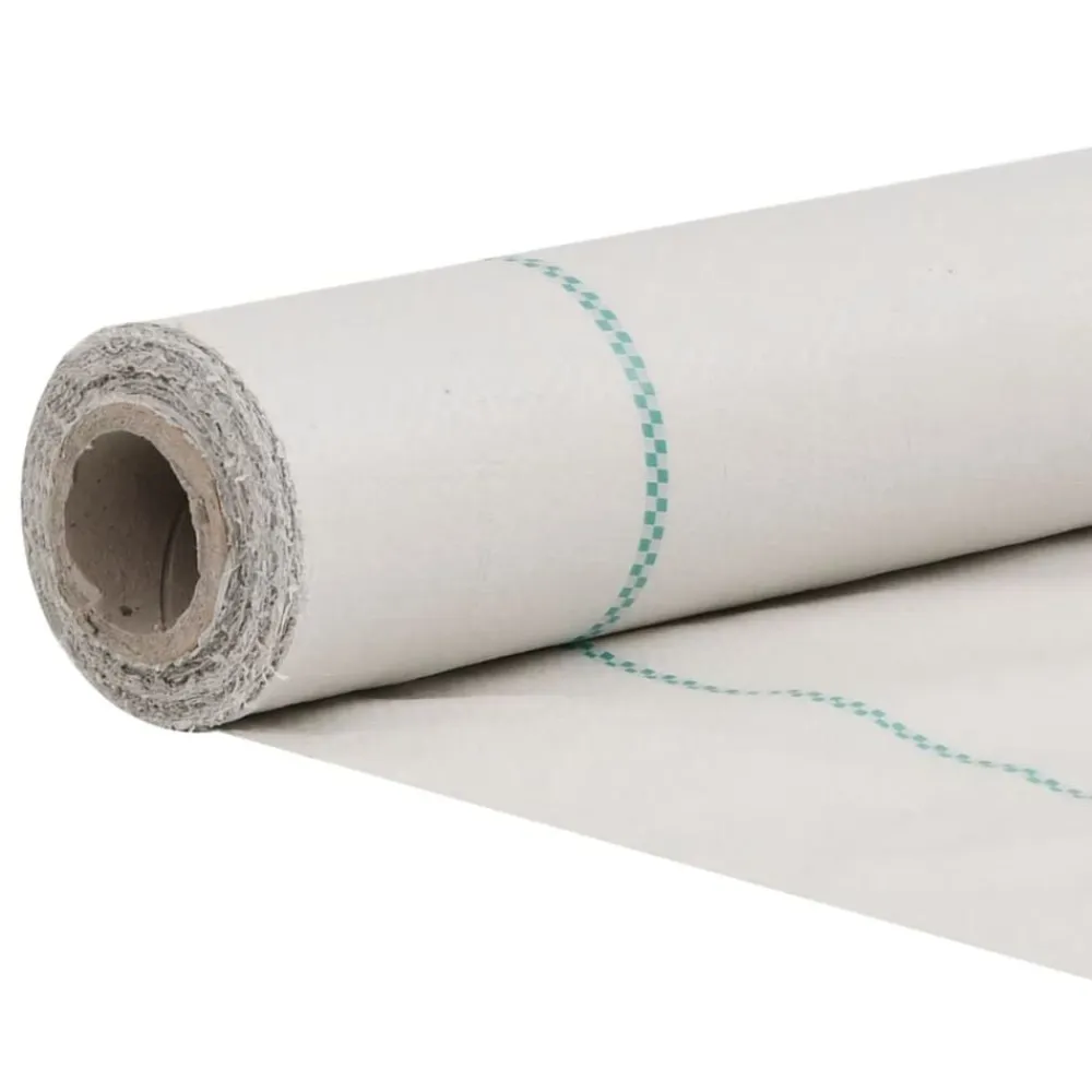 vidaXL Jardín-Membrana de malezas PP blanca 1x10 m