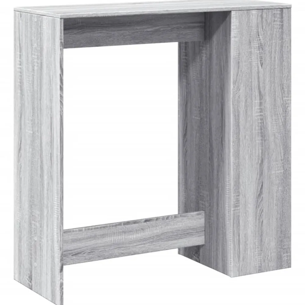 vidaXL Mesas-Mesa alta bar con estantes 101x40x103,5 cm