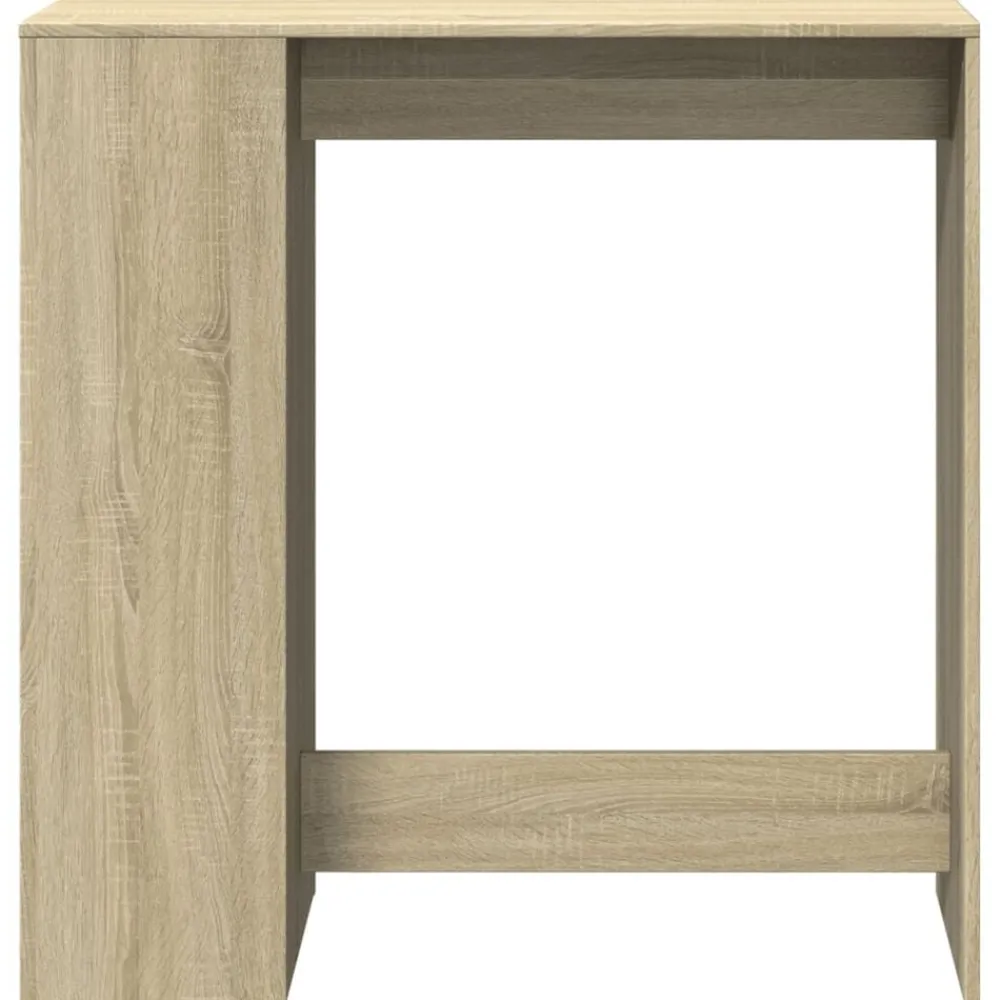 vidaXL Mesas-Mesa alta bar con estantes madera 101x40x103,5 cm