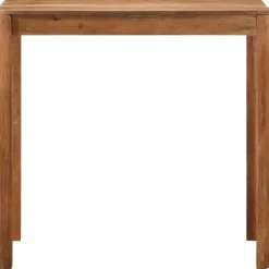 vidaXL Mesa alta cocina madera acacia acabado miel 110x55x106 cm Sale
