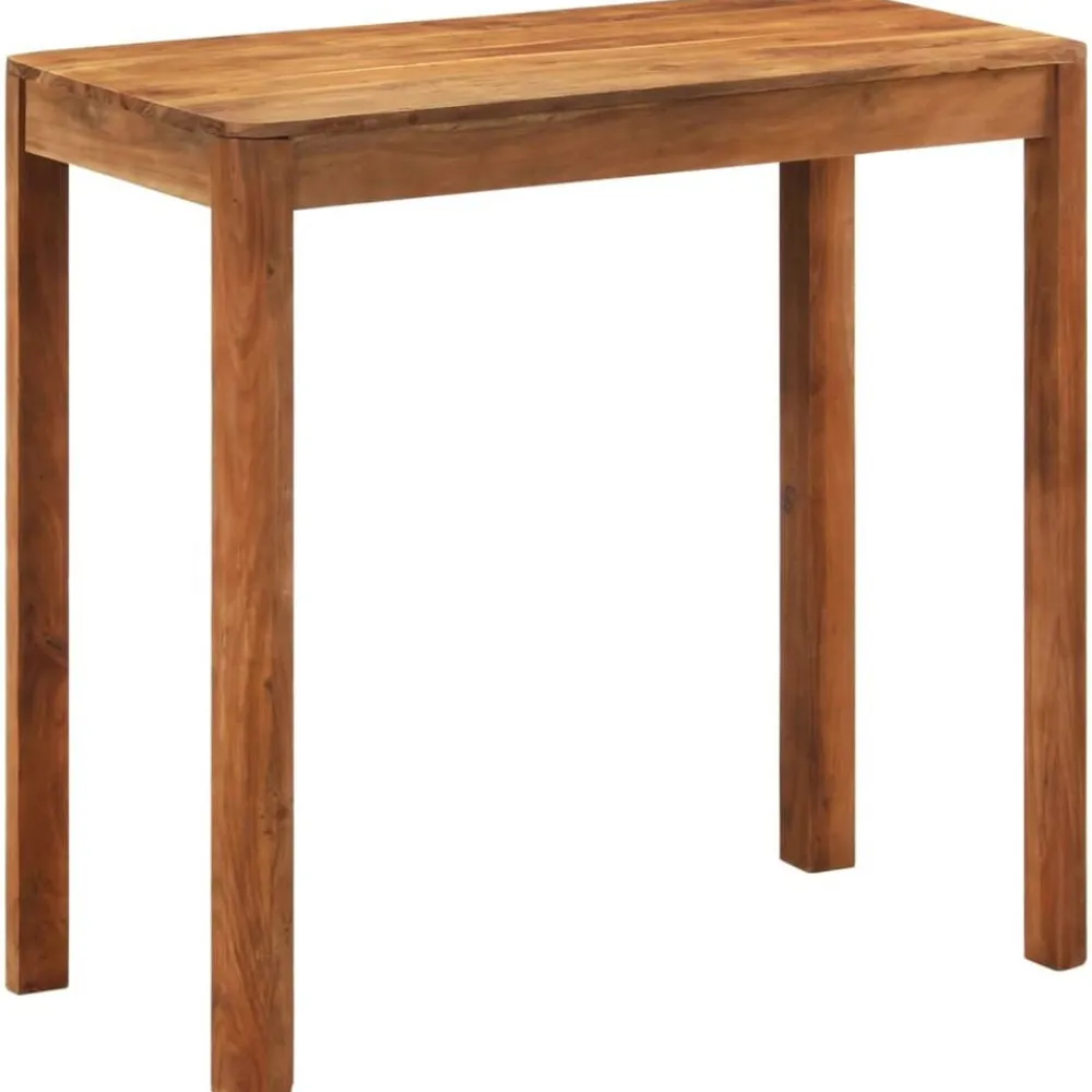 vidaXL Mesa alta cocina madera acacia acabado miel 110x55x106 cm Sale