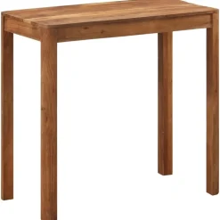 vidaXL Mesa alta cocina madera acacia acabado miel 110x55x106 cm Sale