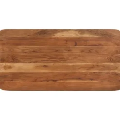 vidaXL Mesa alta cocina madera acacia acabado miel 110x55x106 cm Sale