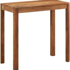 vidaXL Mesa alta cocina madera acacia acabado miel 110x55x106 cm Sale