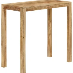 vidaXL Mesas-Mesa alta de bar madera maciza de mango 112x55x108 cm