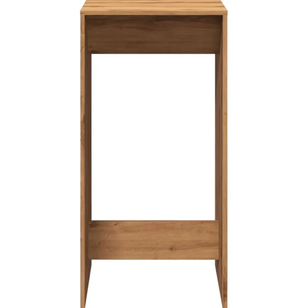 vidaXL Mesas-Mesa alta de bar madera ingeniería roble artisian 51x50x103,5cm