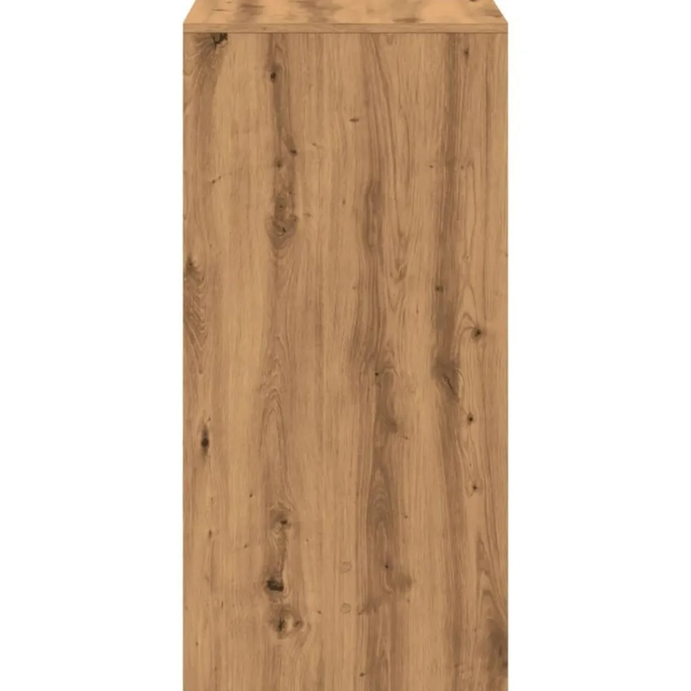 vidaXL Mesas-Mesa alta de bar madera ingeniería roble artisian 51x50x103,5cm