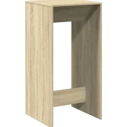 vidaXL Mesas-Mesa alta de bar madera ingeniería 51x50x103,5 cm