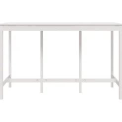 vidaXL Mesas-Mesa alta de bar madera maciza de pino 180x80x110 cm
