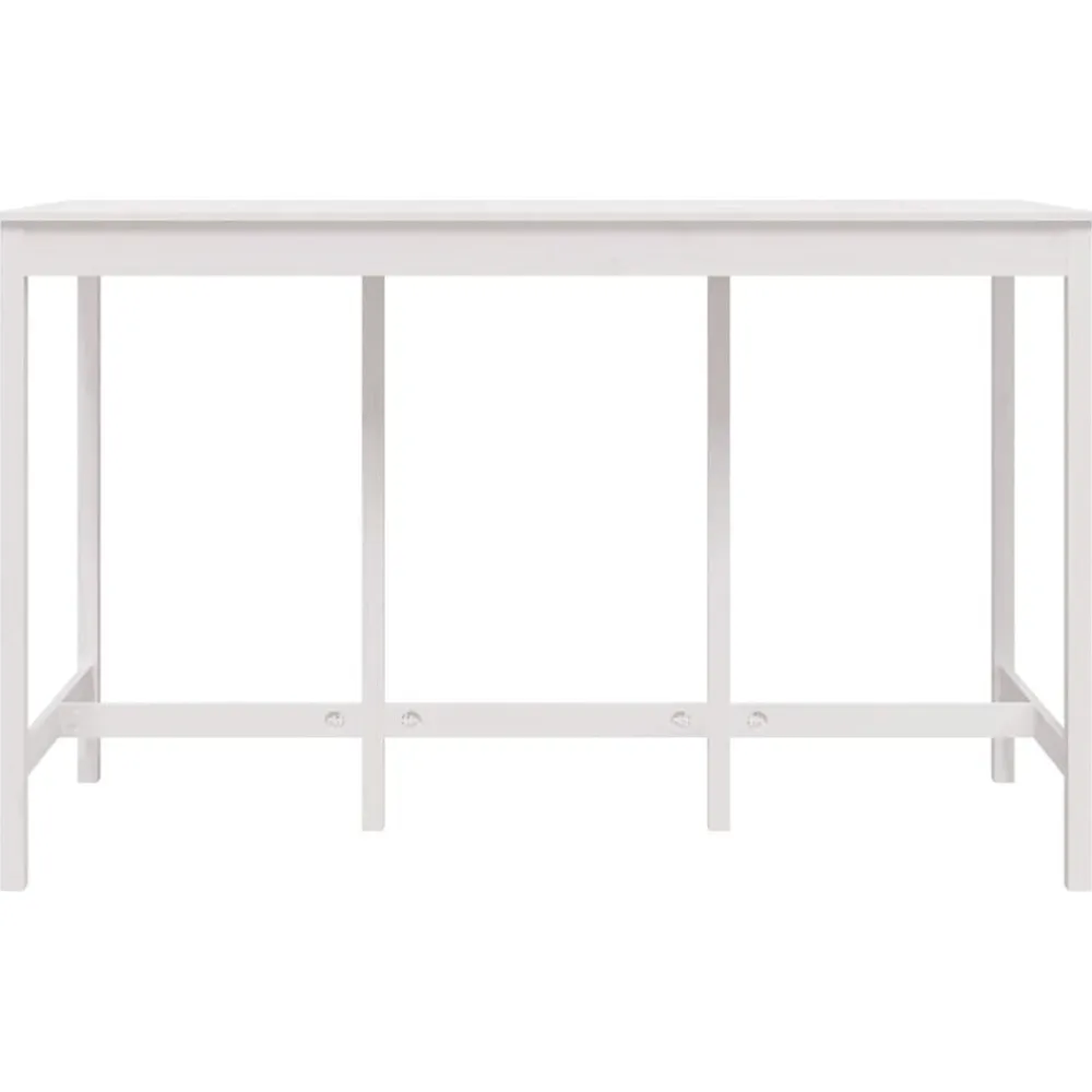 vidaXL Mesas-Mesa alta de bar madera maciza de pino 180x80x110 cm