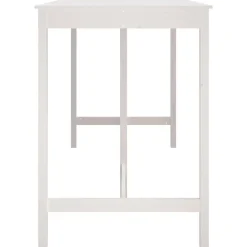 vidaXL Mesas-Mesa alta de bar madera maciza de pino 180x80x110 cm