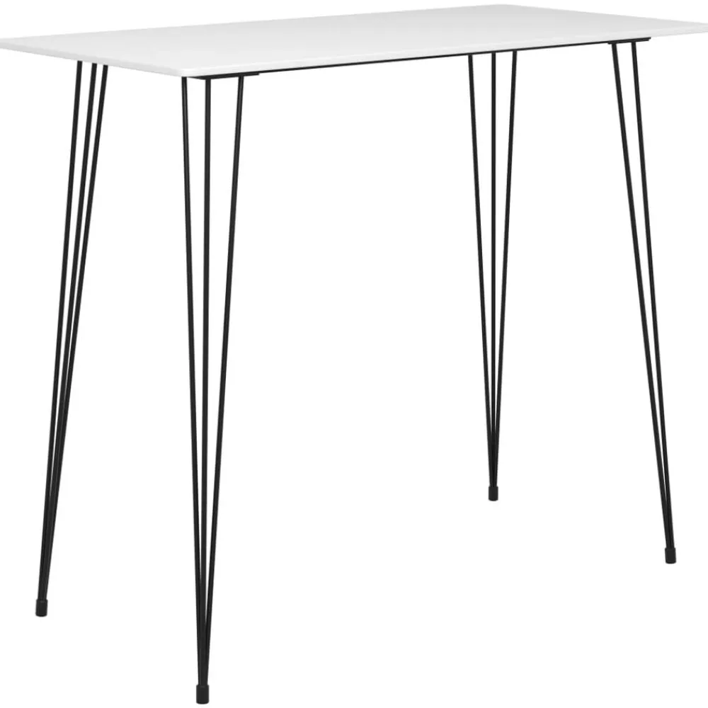 vidaXL Mesa alta de cocina 120x60x105 cm Blanco Best