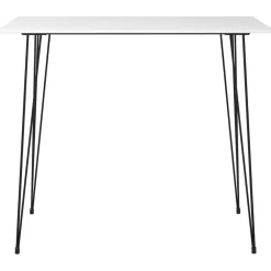 vidaXL Mesa alta de cocina 120x60x105 cm Blanco Best