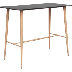 vidaXL Mesa alta de cocina 120x60x105 cm Negro Sale