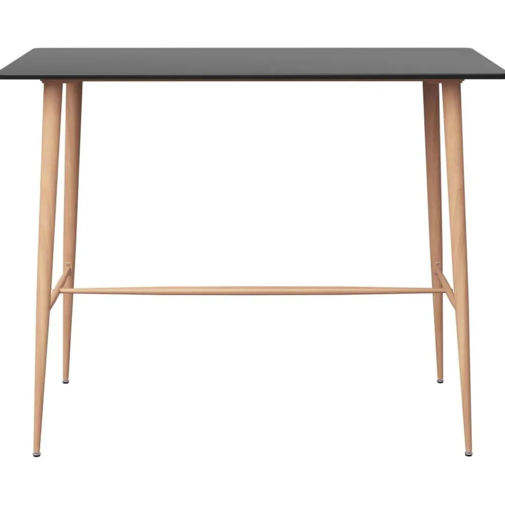 vidaXL Mesa alta de cocina 120x60x105 cm Negro Sale