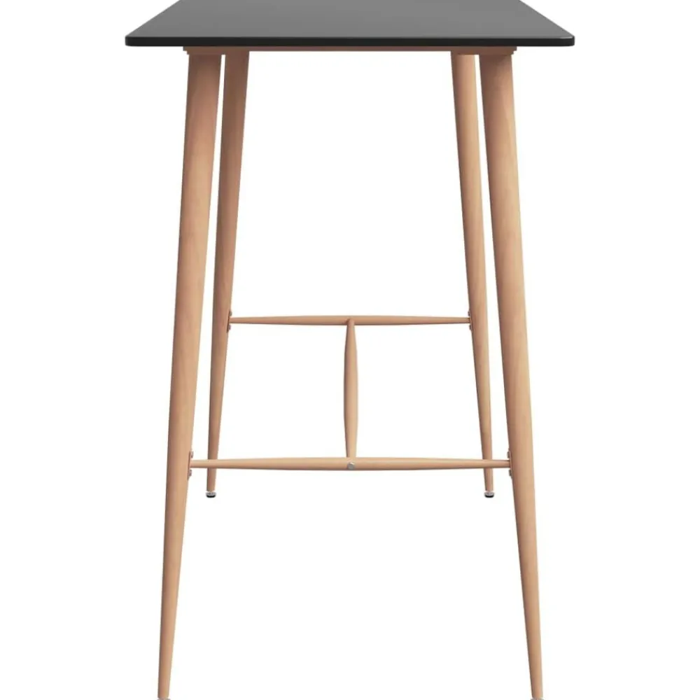 vidaXL Mesa alta de cocina 120x60x105 cm Negro Sale
