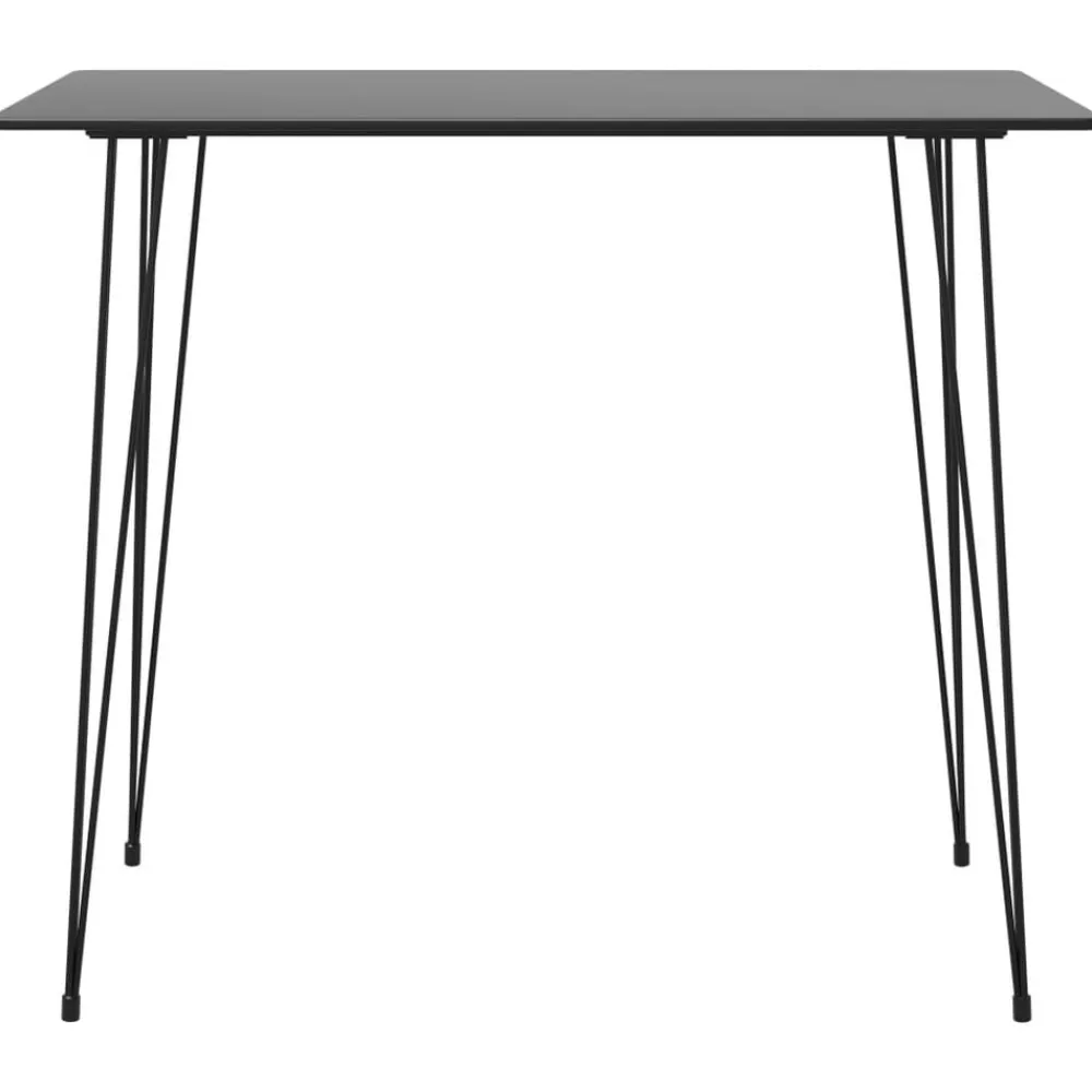 vidaXL Mesa alta de cocina 120x60x105 cm Negro Best