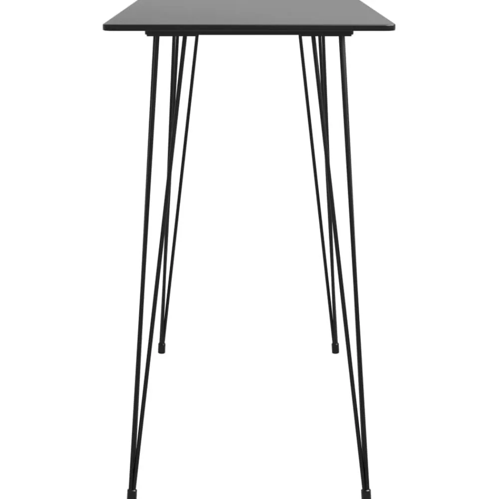 vidaXL Mesa alta de cocina 120x60x105 cm Negro Best