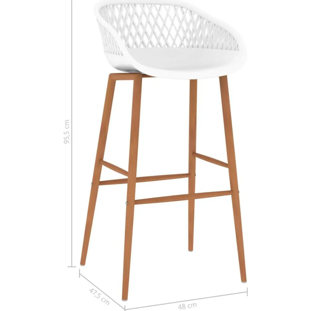 vidaXL Conjuntos De Muebles-Mesa alta y taburetes de bar de 5 piezas