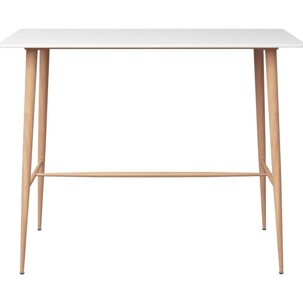 vidaXL Conjuntos De Muebles-Mesa alta y taburetes de bar de 5 piezas