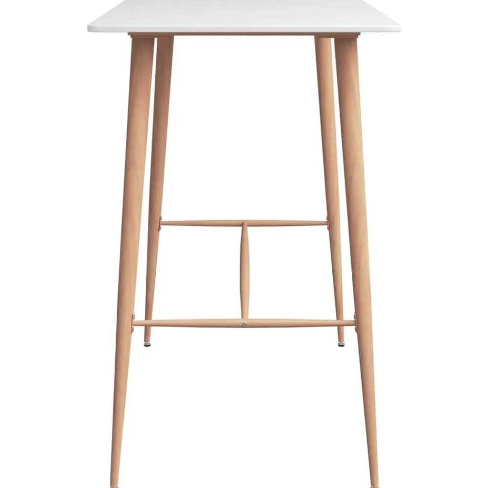 vidaXL Conjuntos De Muebles-Mesa alta y taburetes de bar de 5 piezas