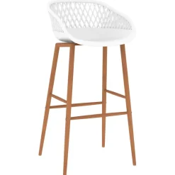 vidaXL Conjuntos De Muebles-Mesa alta y taburetes de bar de 5 piezas