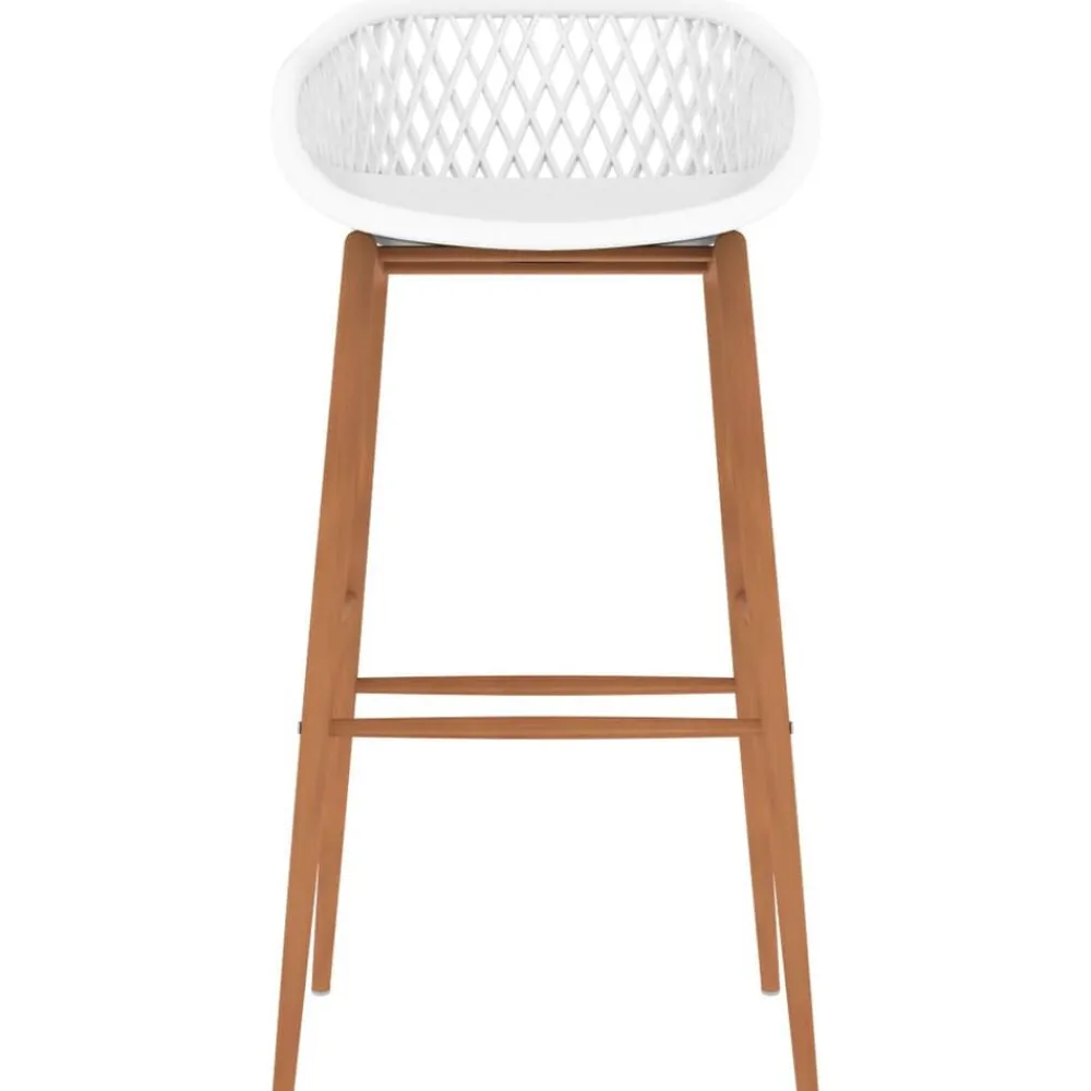 vidaXL Conjuntos De Muebles-Mesa alta y taburetes de bar de 5 piezas