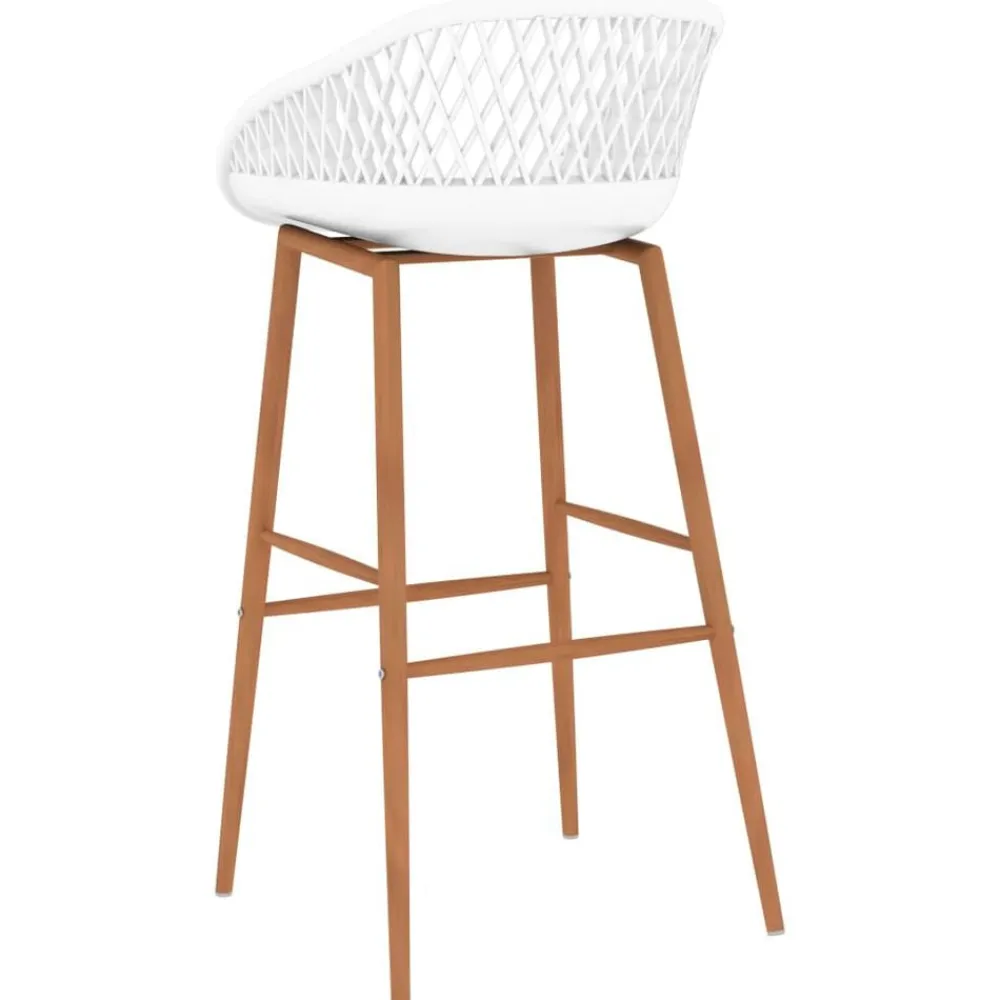 vidaXL Conjuntos De Muebles-Mesa alta y taburetes de bar de 5 piezas