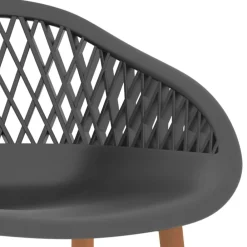 vidaXL Conjuntos De Muebles-Mesa alta y taburetes de bar 5 piezas