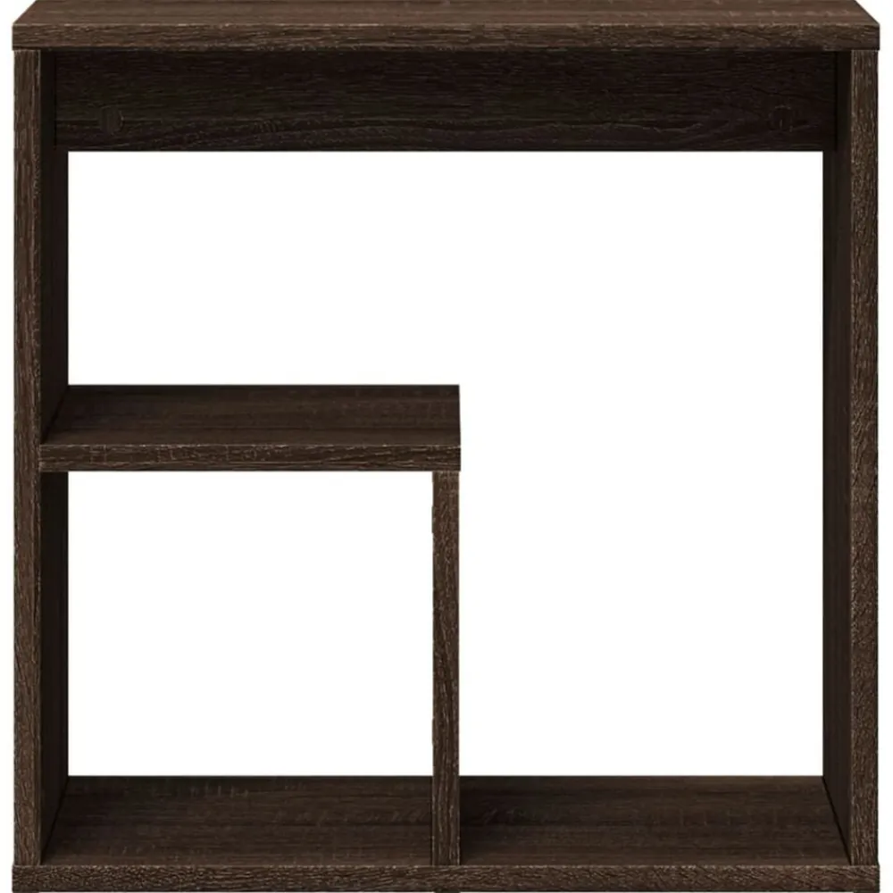 vidaXL Mesa auxiliar 2 uds madera ingeniería marrón roble 50x30x50 cm Marrón roble