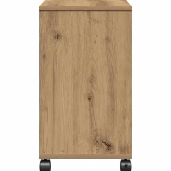 vidaXL Mesa Auxiliar con estante 50 x 30 x 55 cm Roble artisan Sale