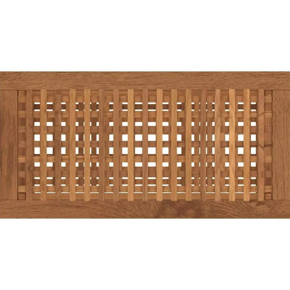 vidaXL Accesorios Para El Baño-Mesa auxiliar de baño madera maciza de teca 60x30x45 cm